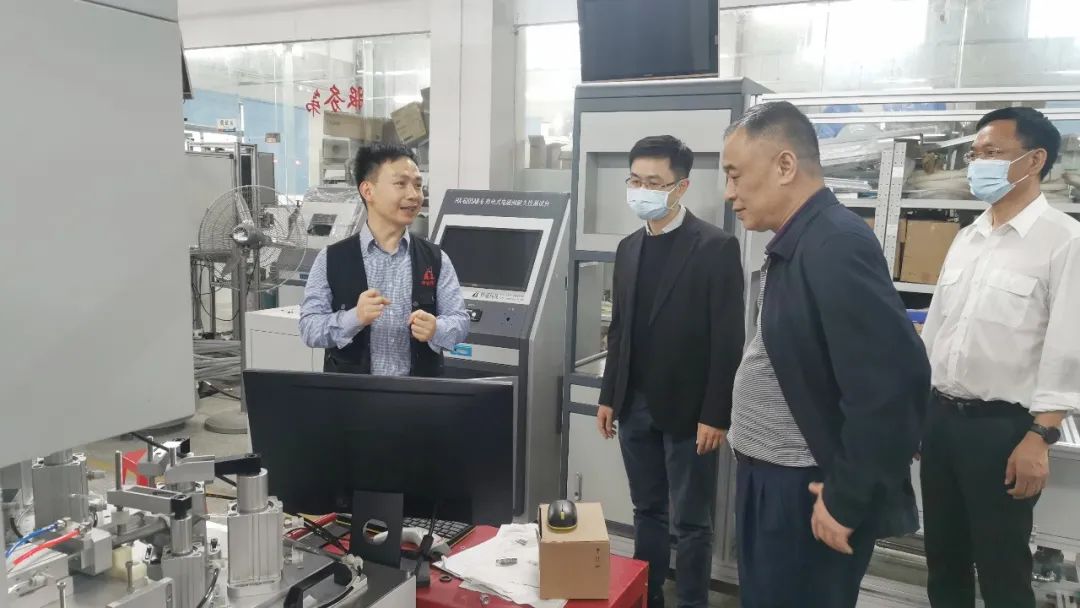 市监局及工信局领导开展企业质量数字化升级调研 市监局及工信局领导开展企业质量数字化升级调研